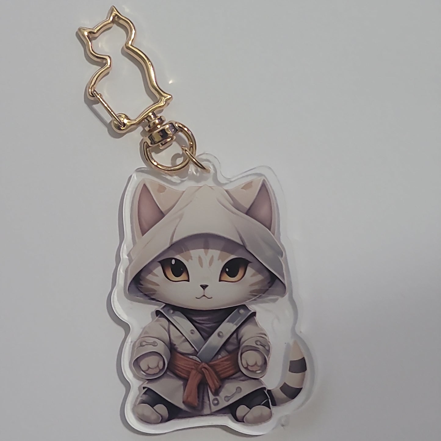 Assassin Cat Keychain