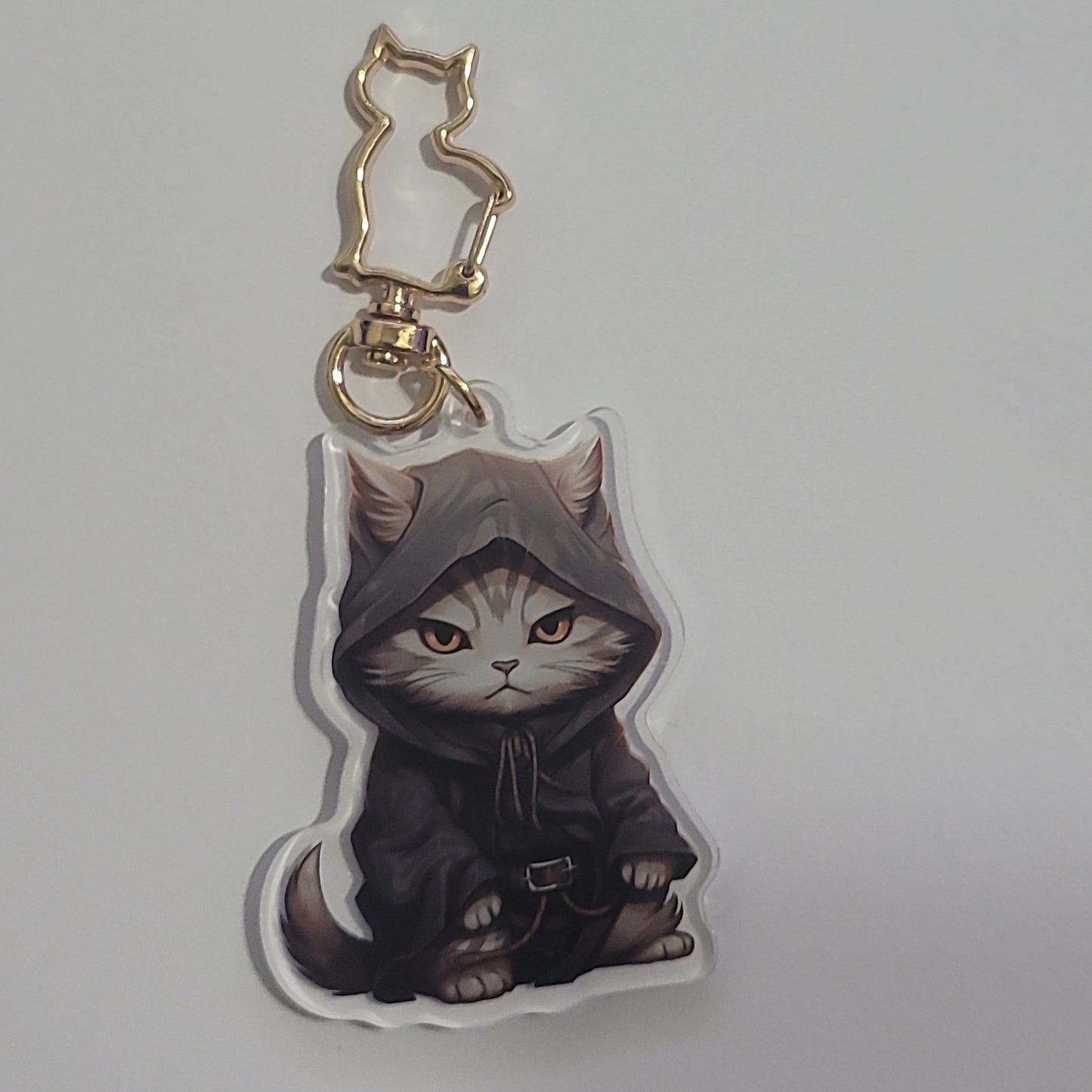 Assassin Cat Keychain