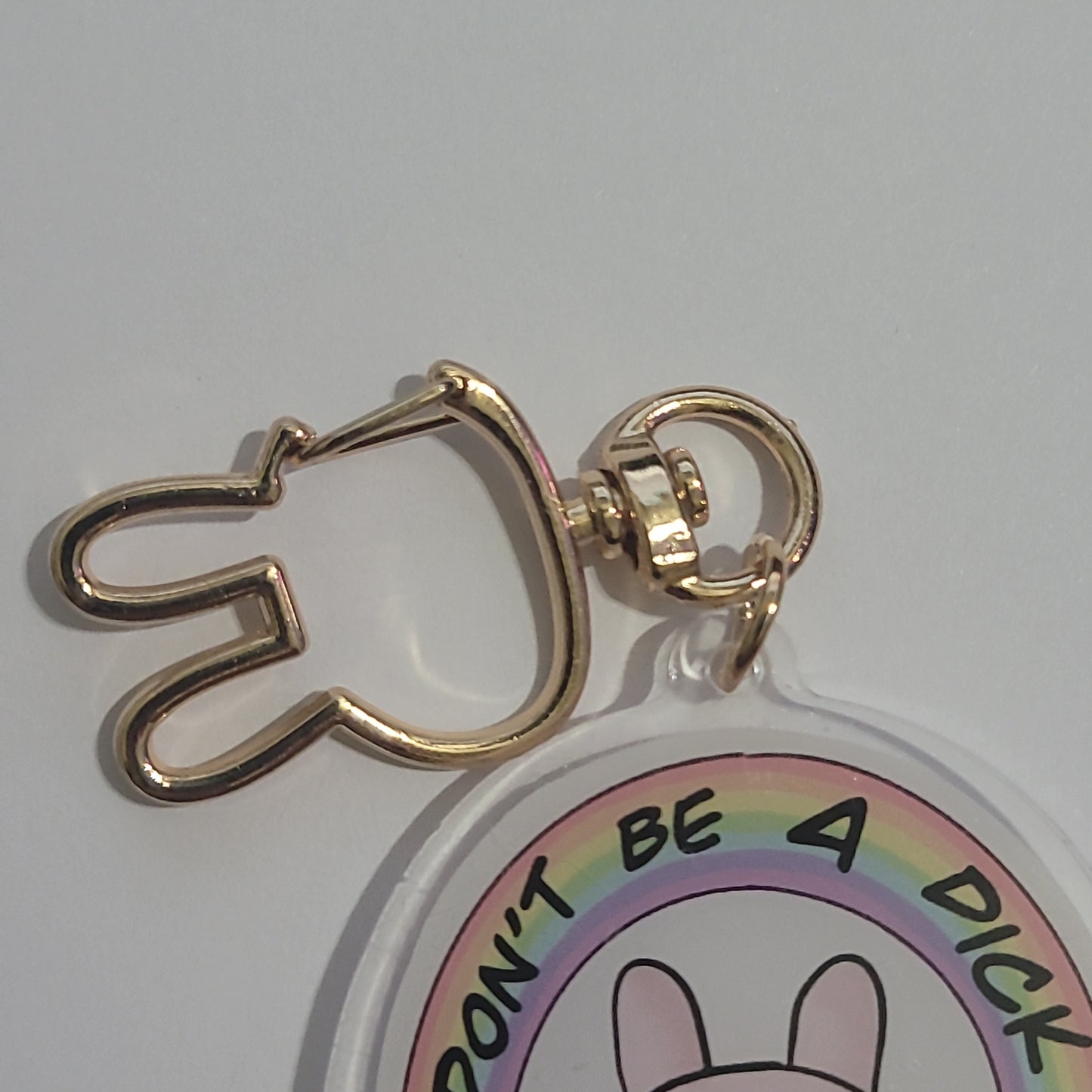 Don't Be A Dick Keychain