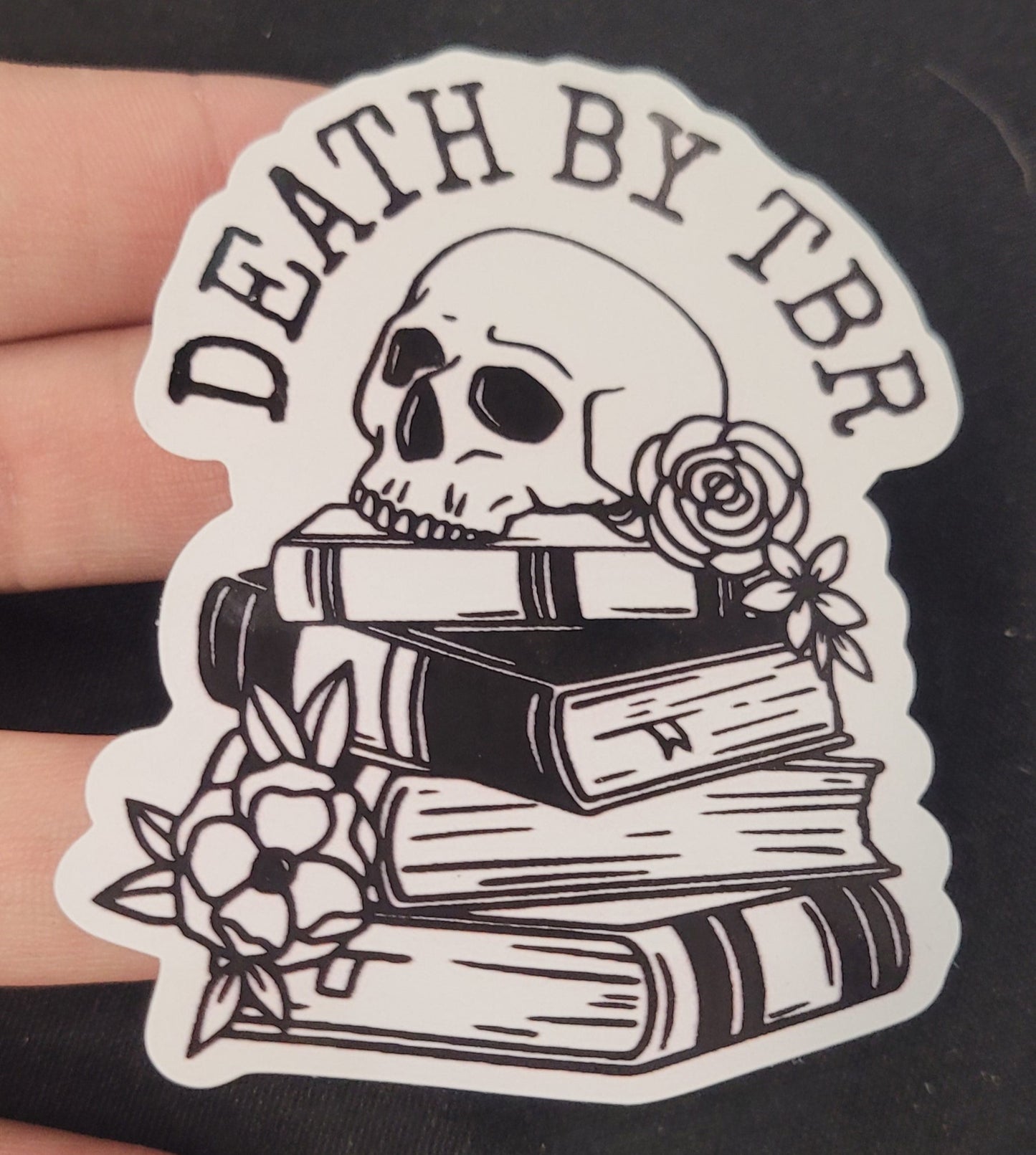 Death by TBR Glossy sticker