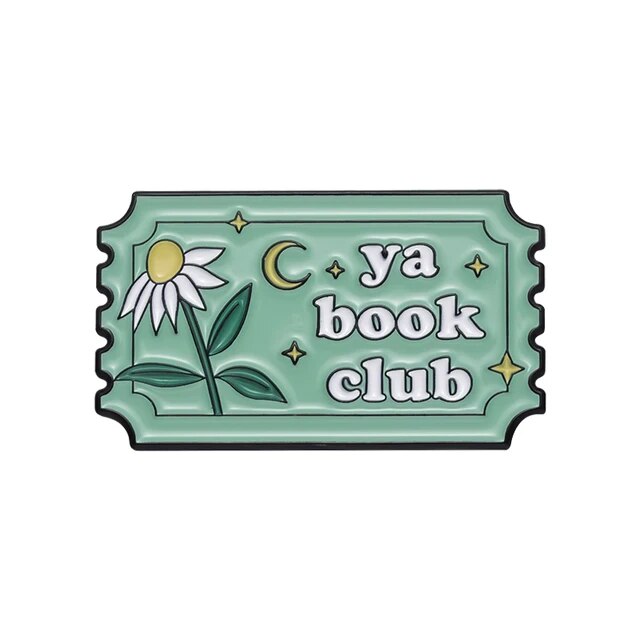 Book Club Enamel Pins