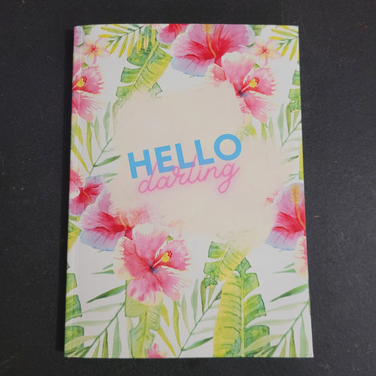 Hello Darling Floral notebook - dotted pages