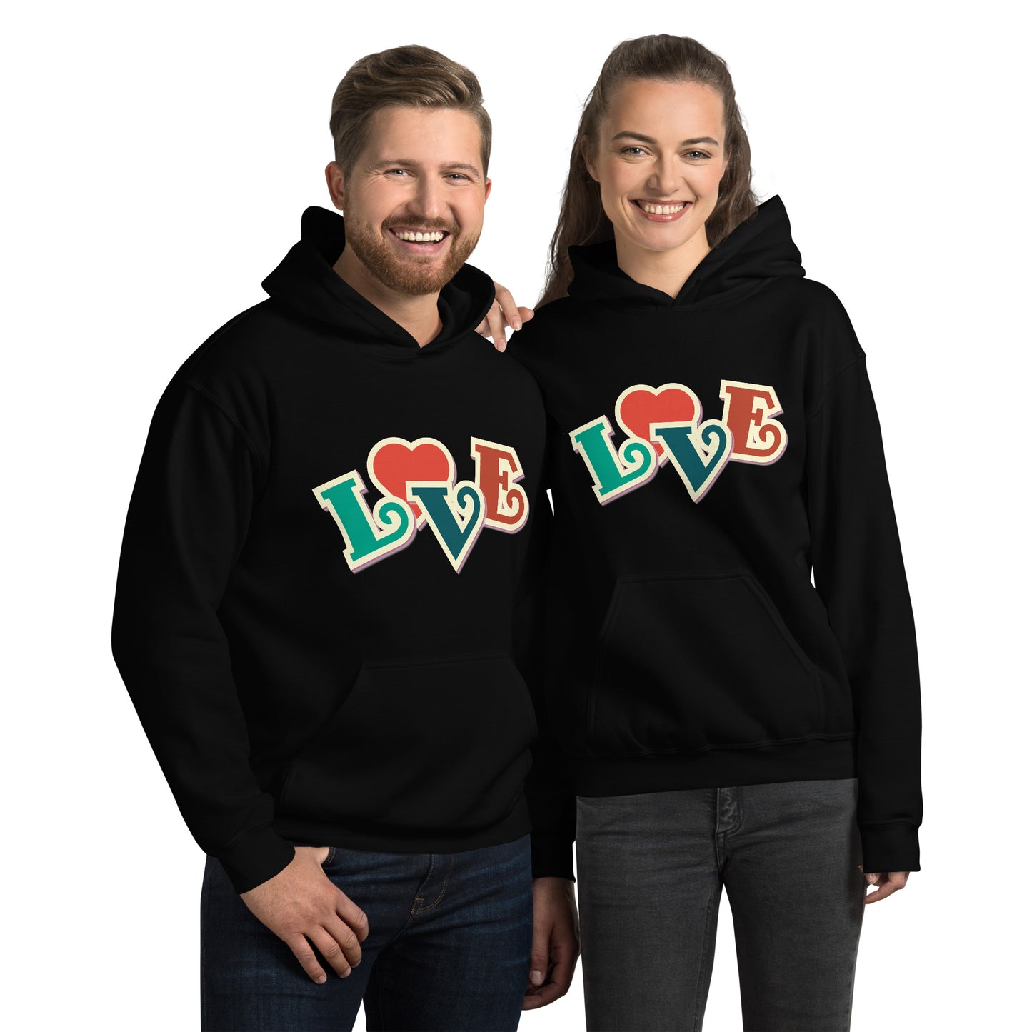 Love Heart Unisex Hoodie