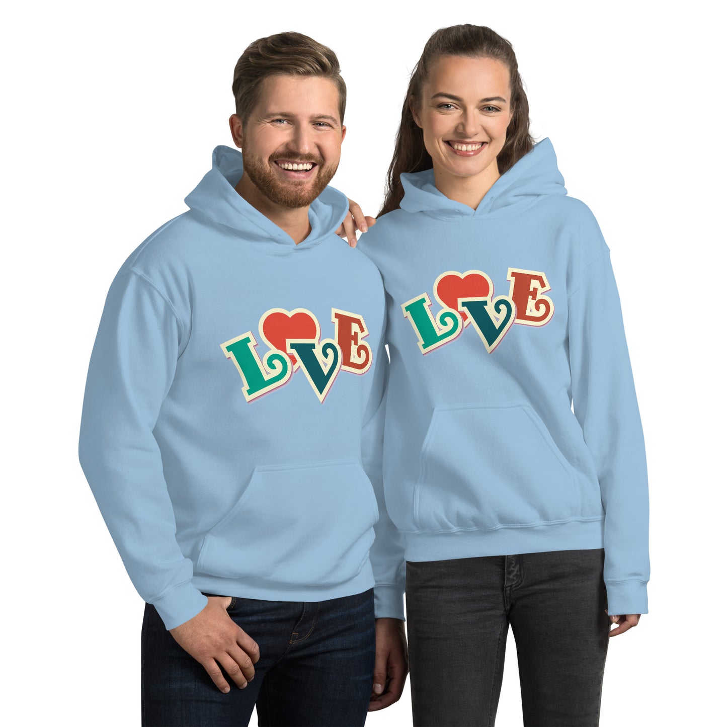 Love Heart Unisex Hoodie