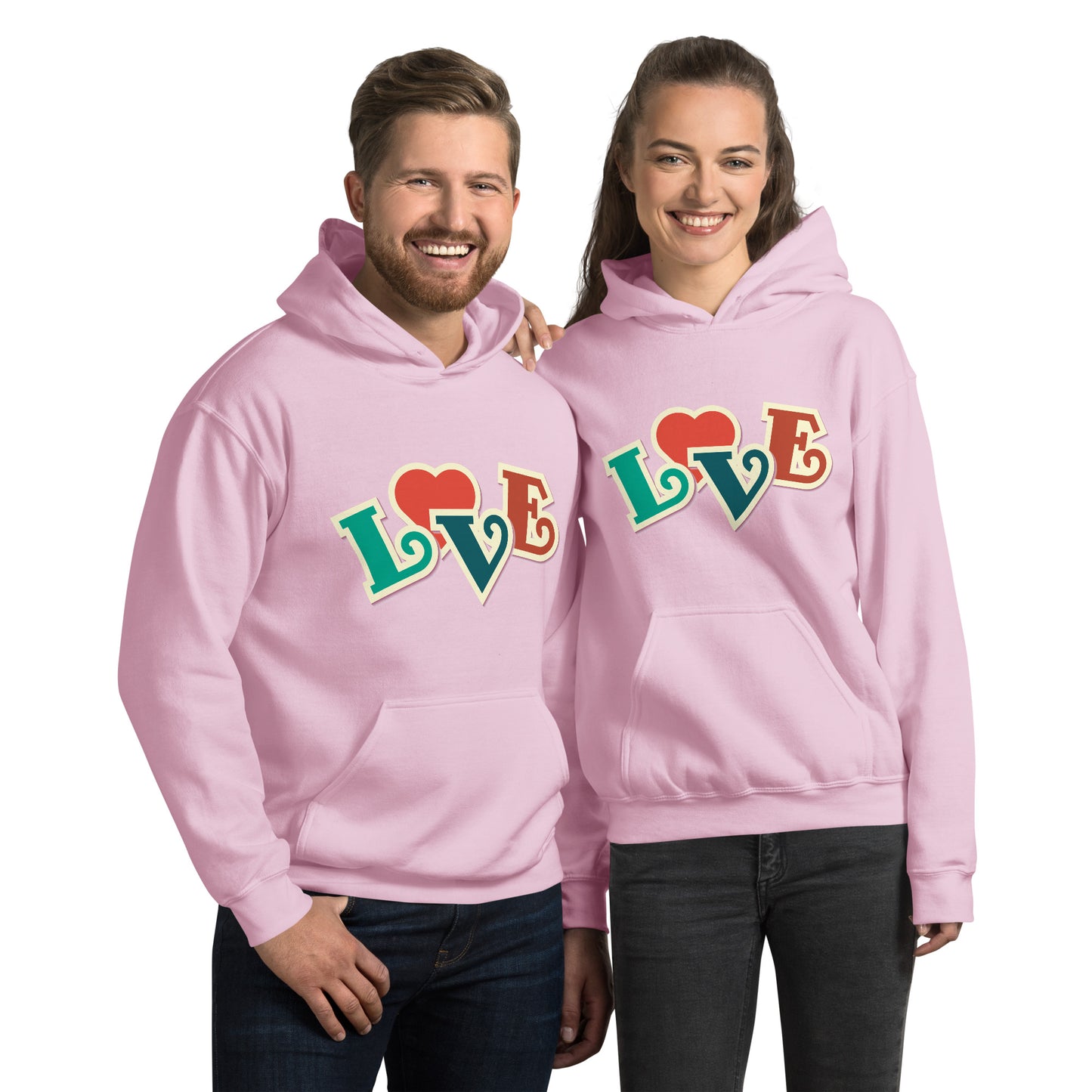 Love Heart Unisex Hoodie