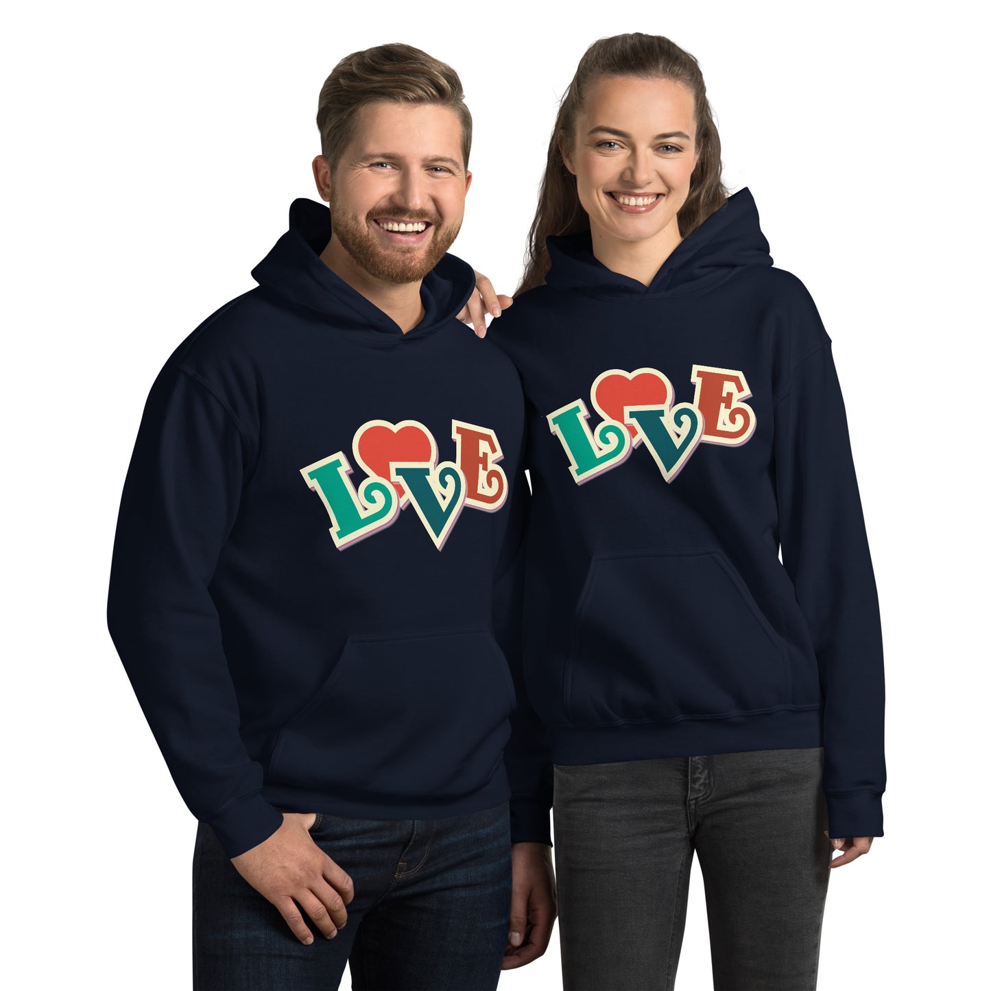 Love Heart Unisex Hoodie